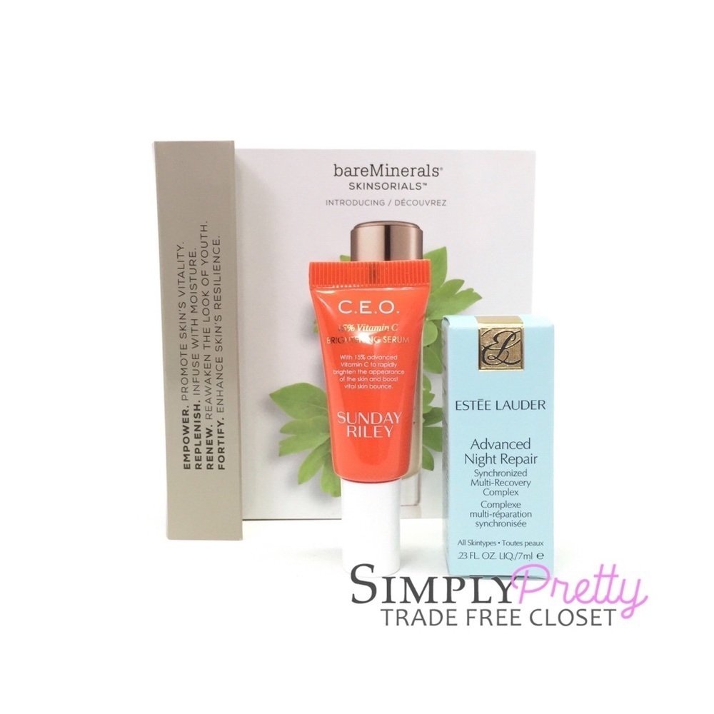 Sunday Riley, Estée Lauder, BareMinerals Bundle